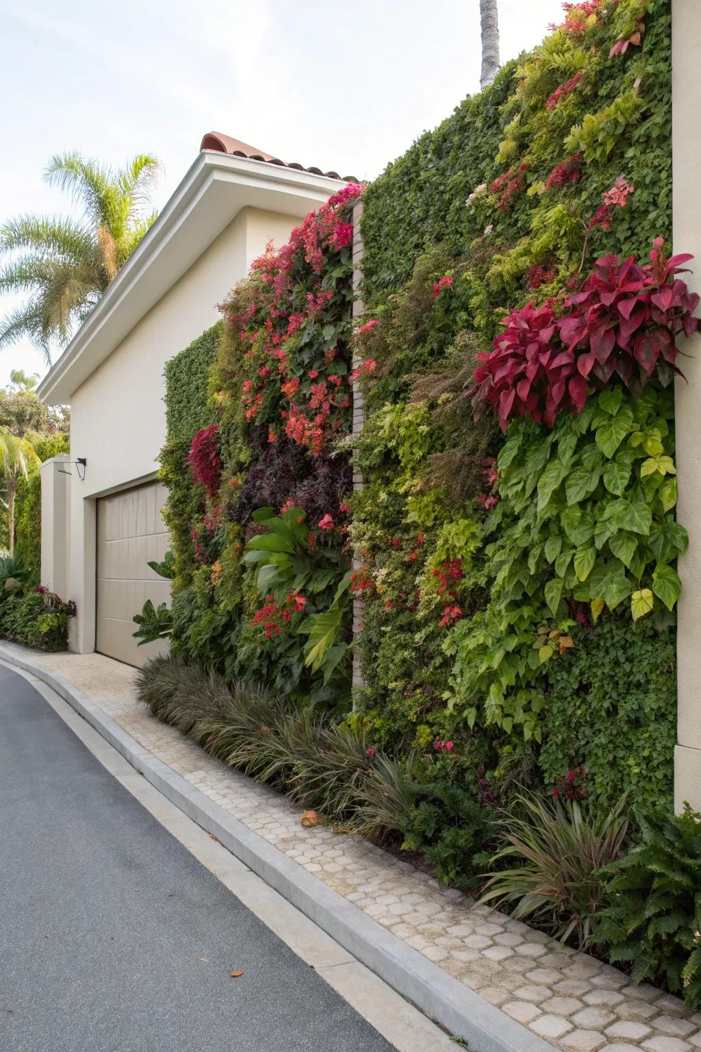 Rising gardens bring in greenery without monopolizing surface area.