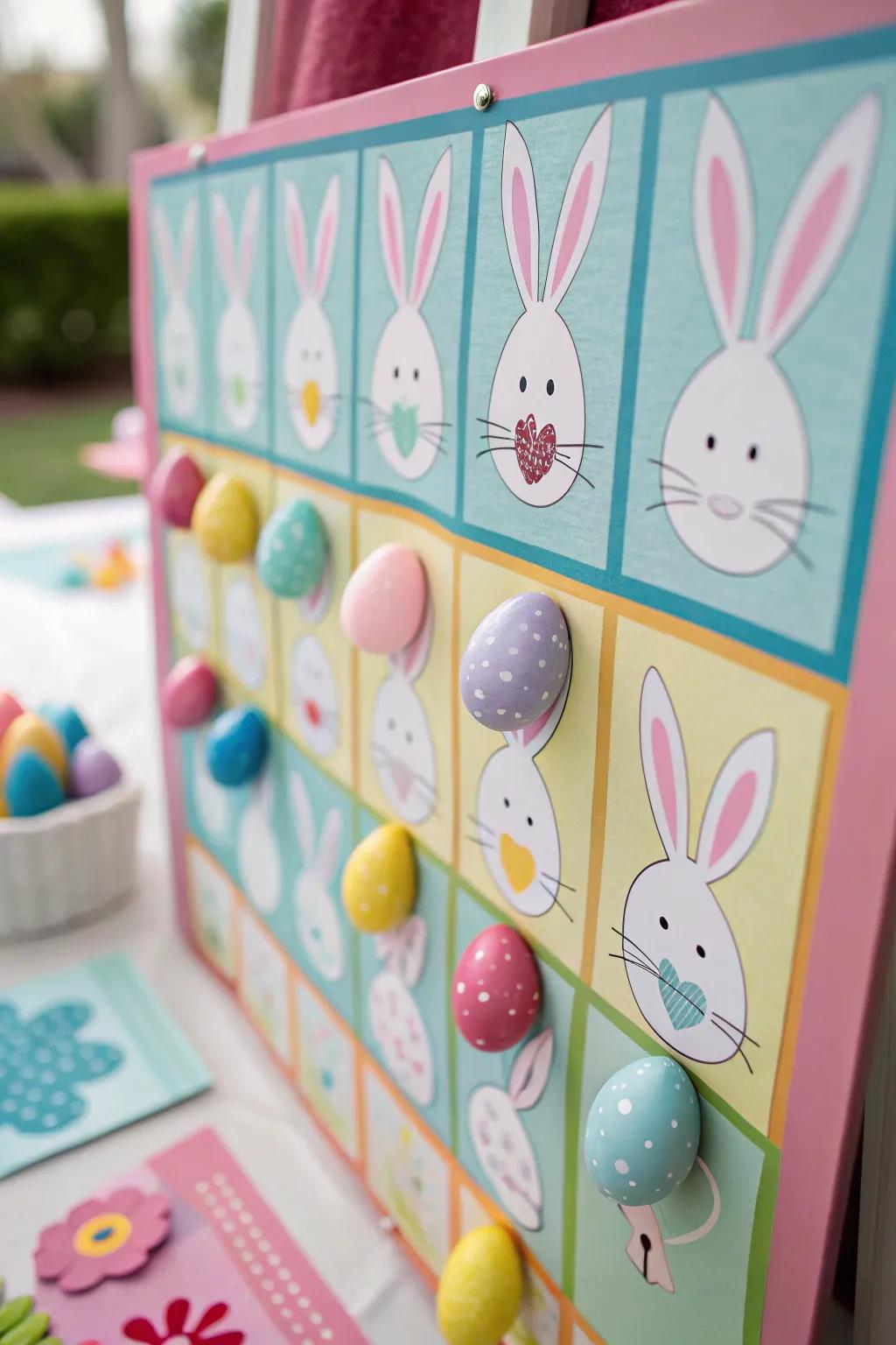 Peek-a-boo bunnies offering a playful surprise.