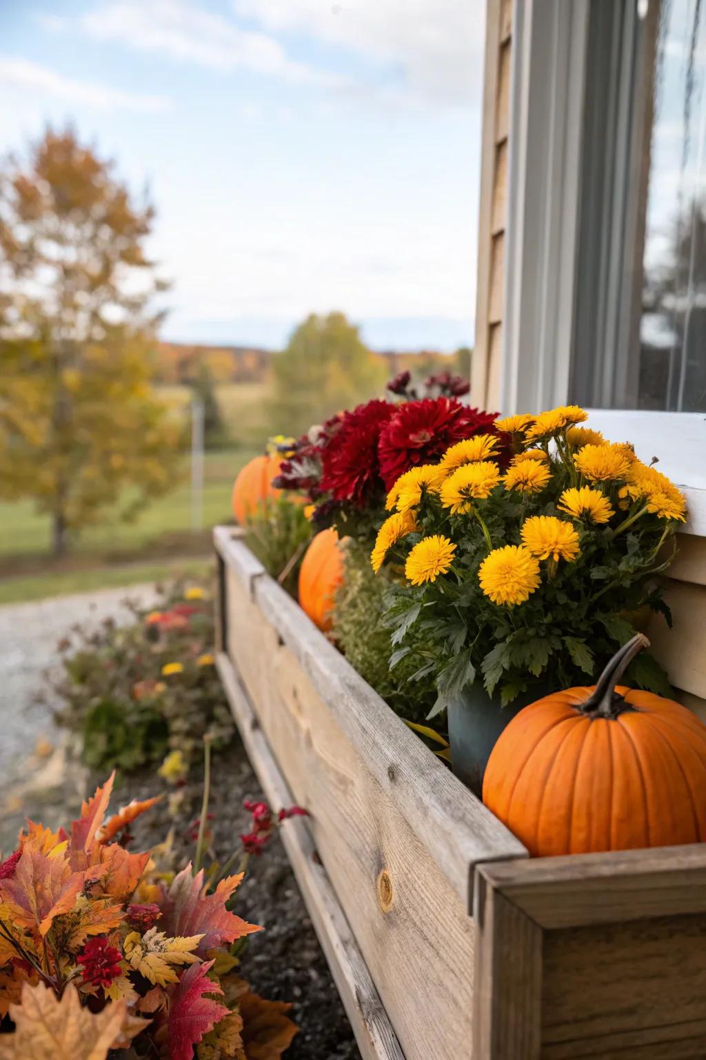 Timber boxes offer countryside charm.