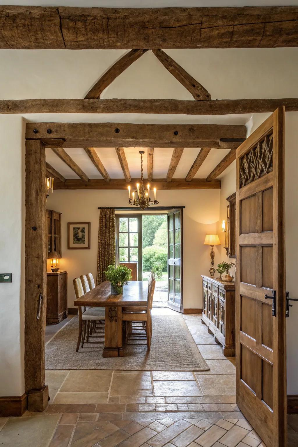 Building features add character and charm.