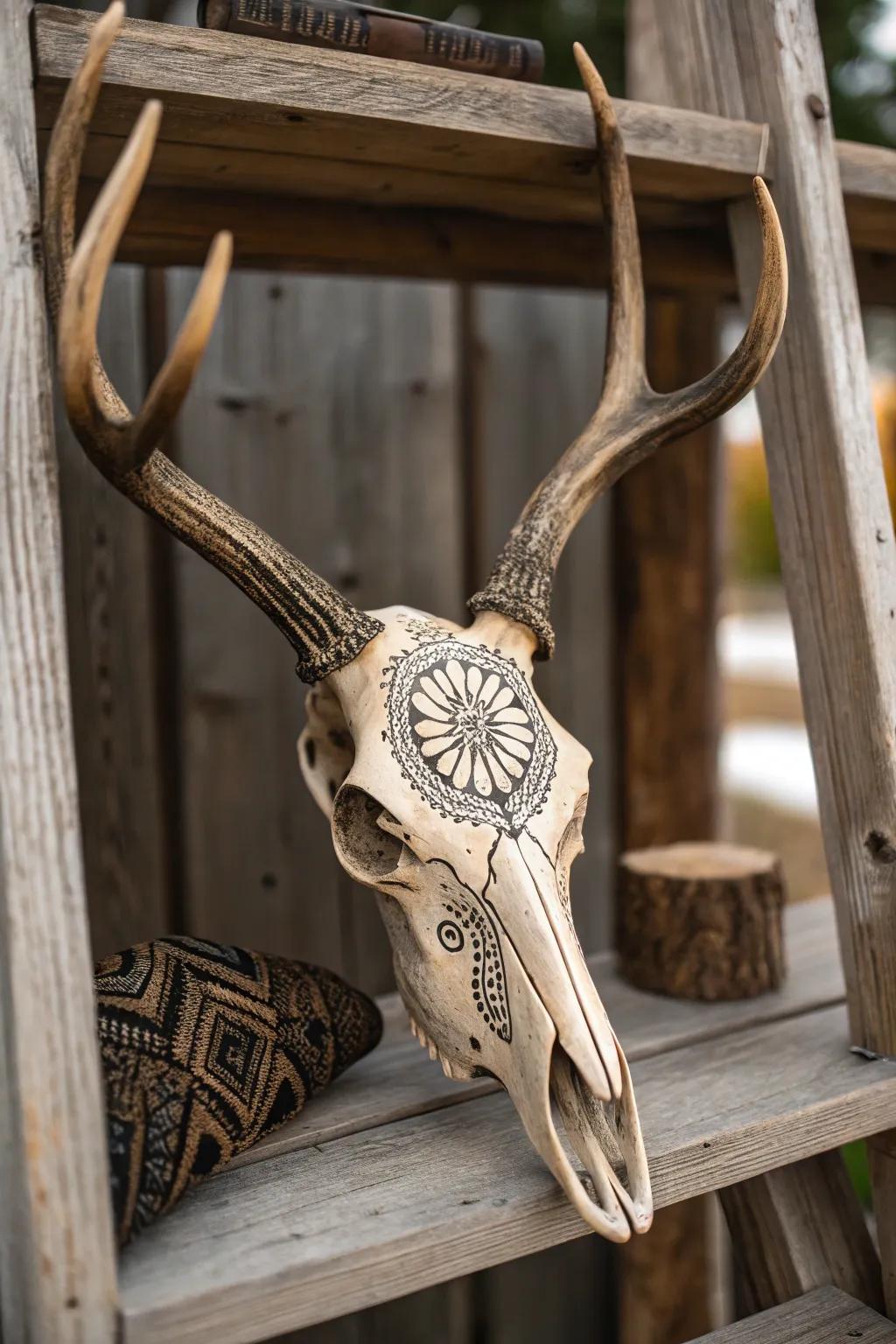 Personalize with artistic markings.