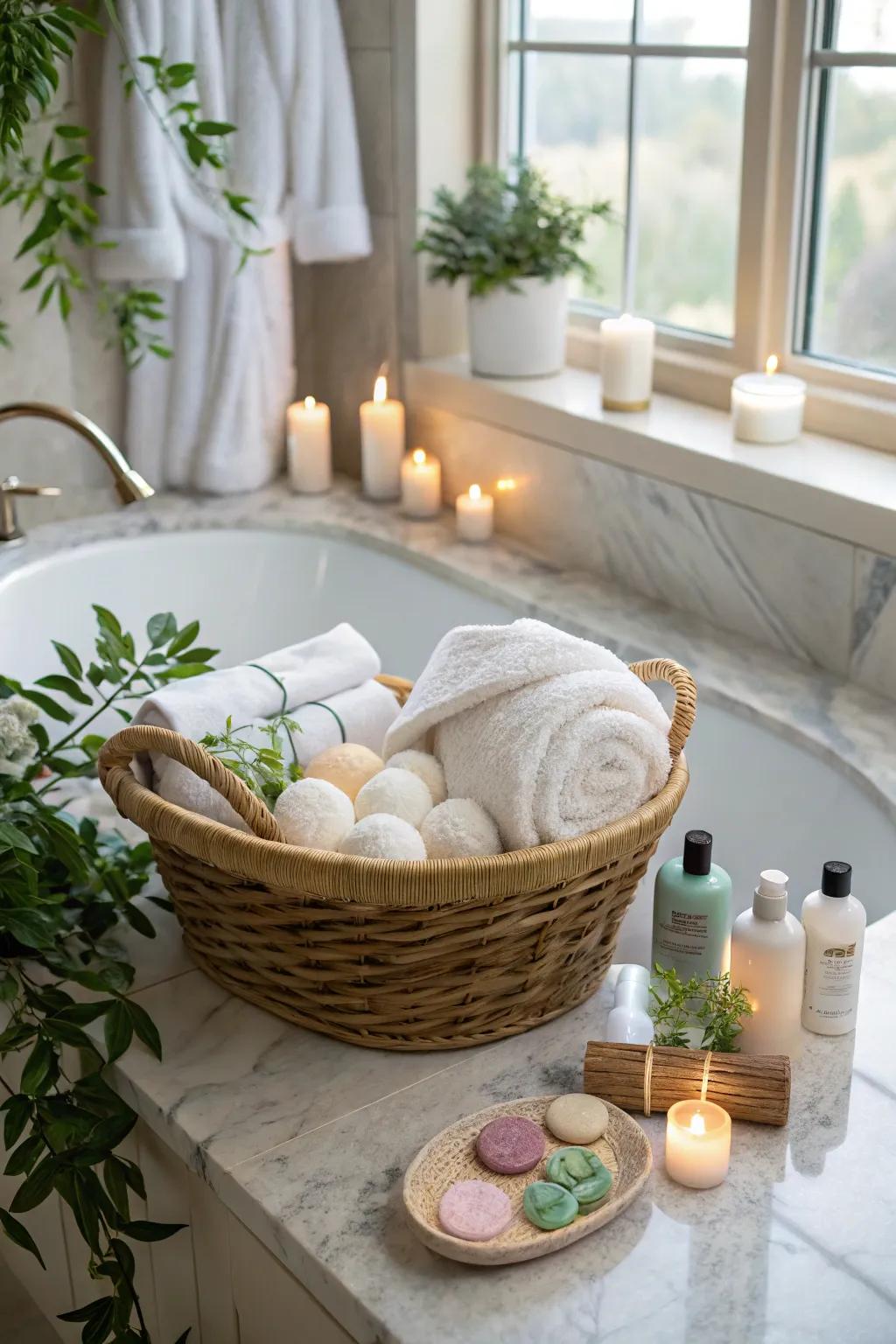 With these opulent spa necessities, indulge in relaxation.