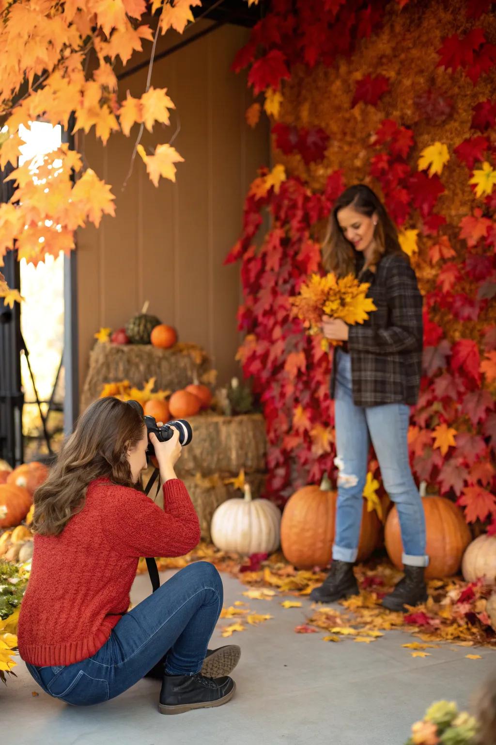 Fall-inspired birthday images.