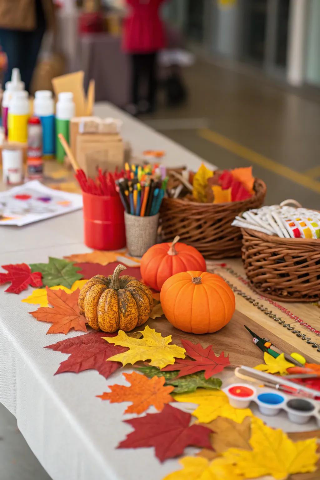 A successful autumn creative evening with stunning creations.