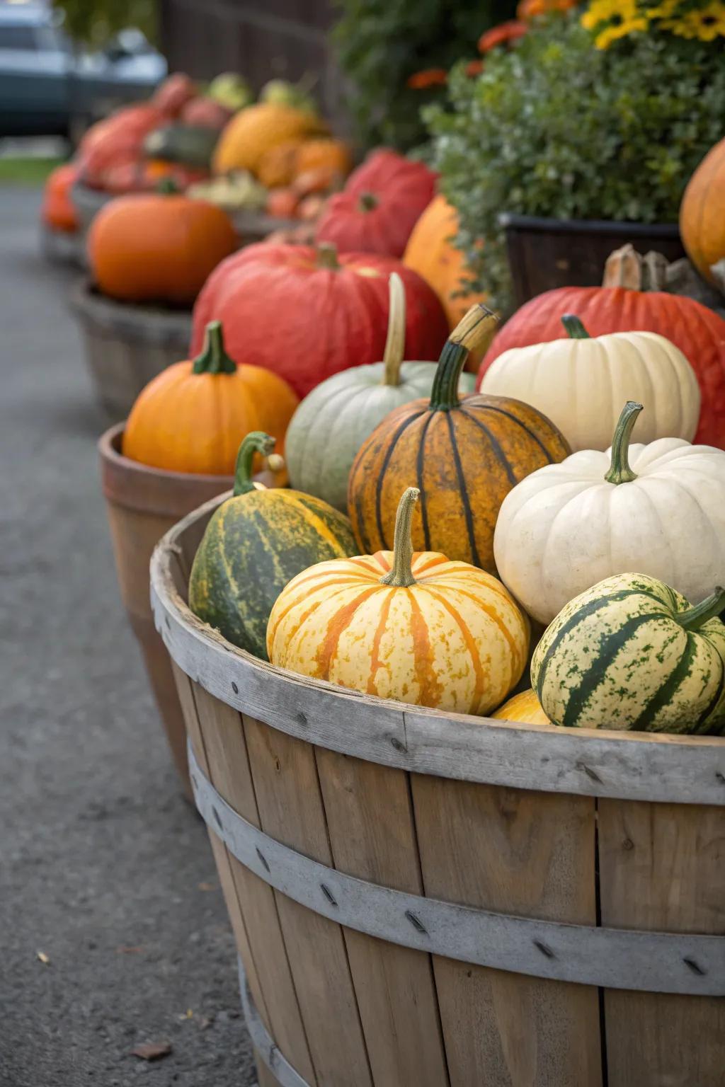 Ancient gourds produce some display that is unique.