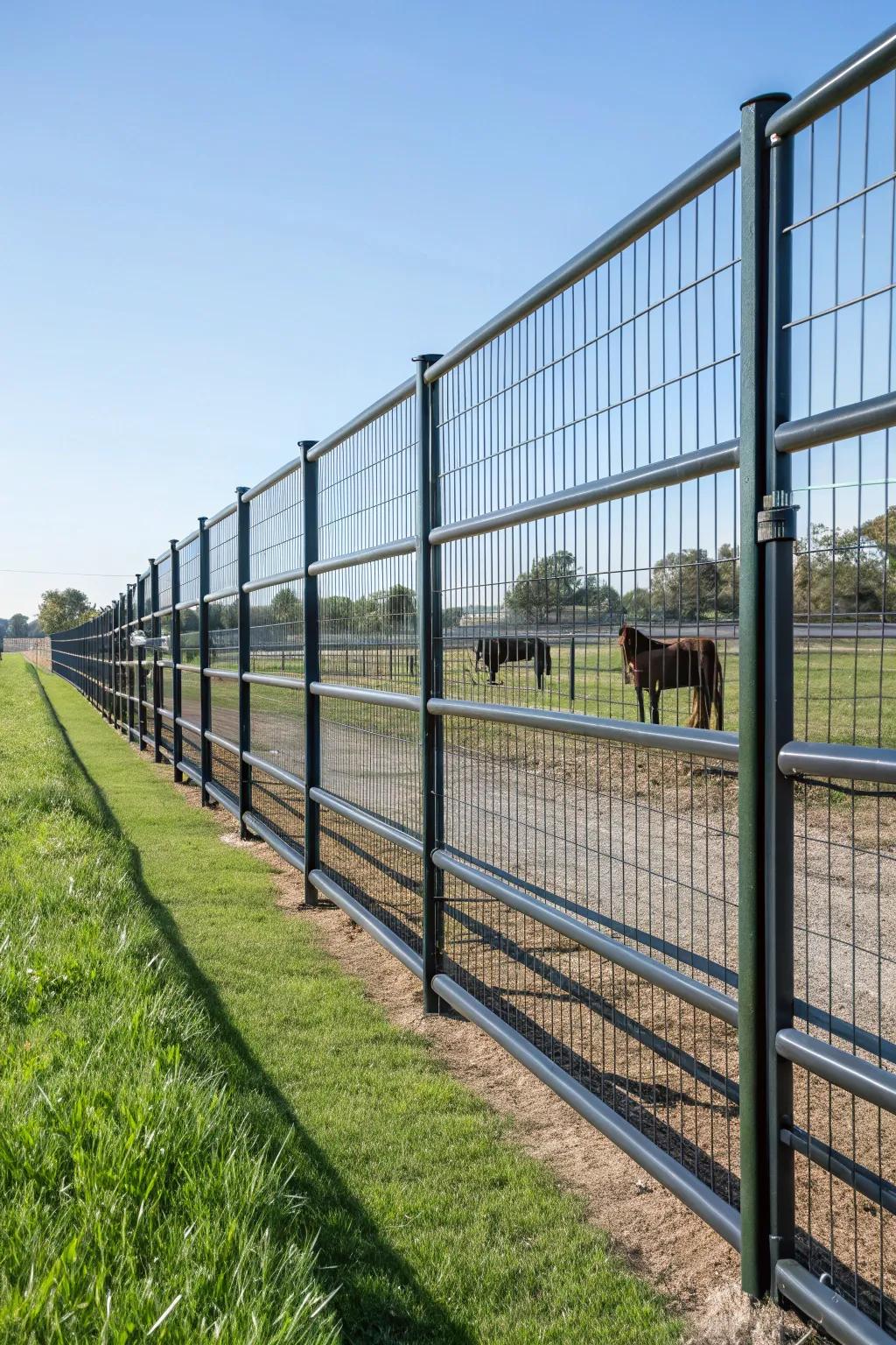 Bonded panel fences are built for strength and stability.
