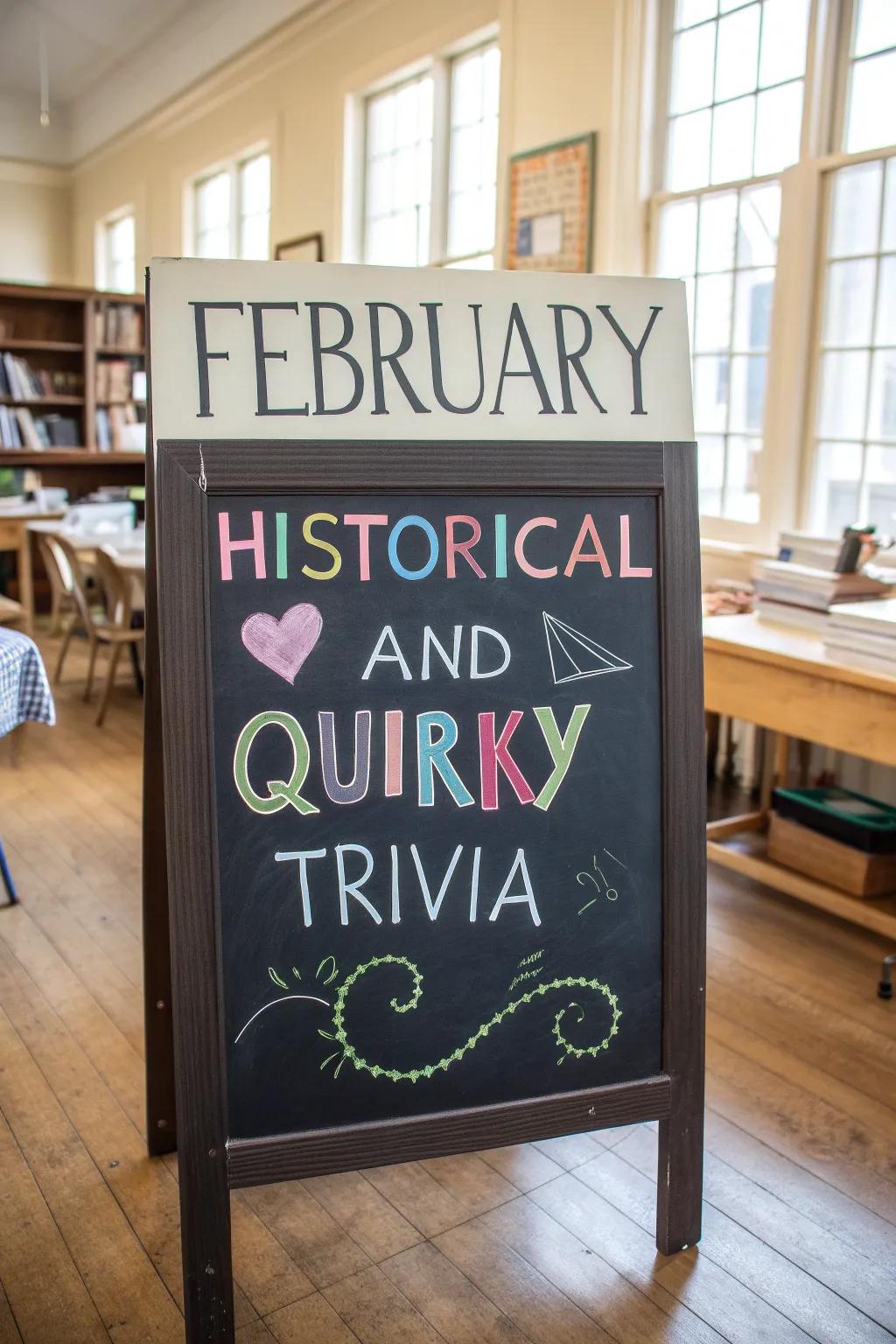 Participate with February-related fun facts.