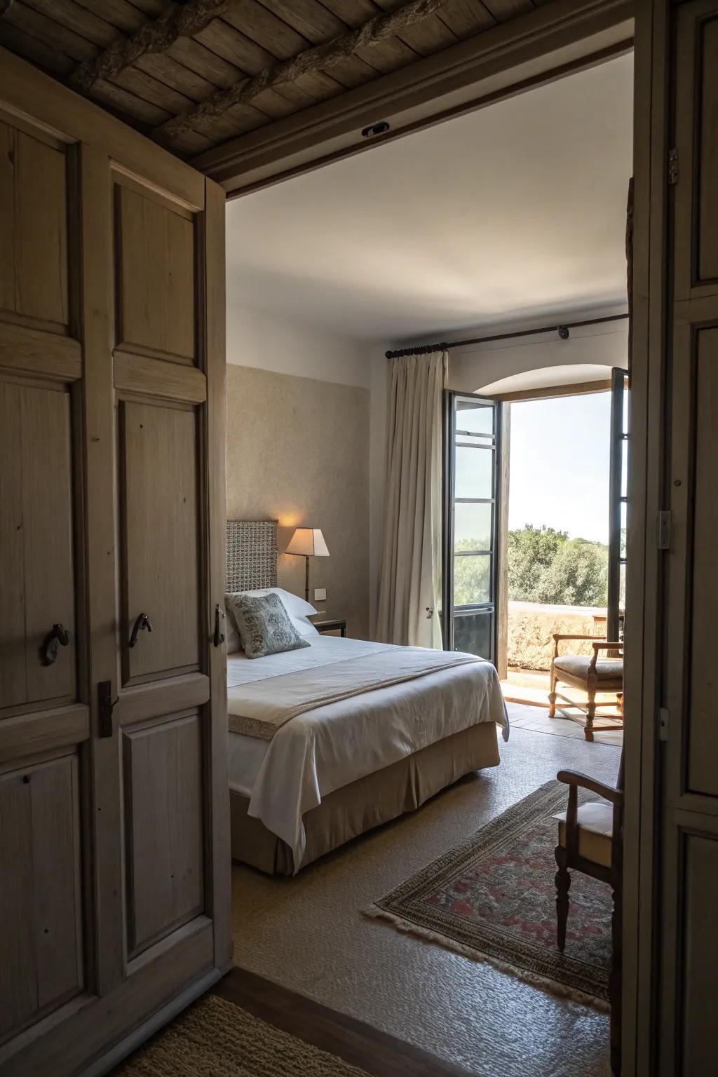 Secured entrances maintain a peaceful environment.