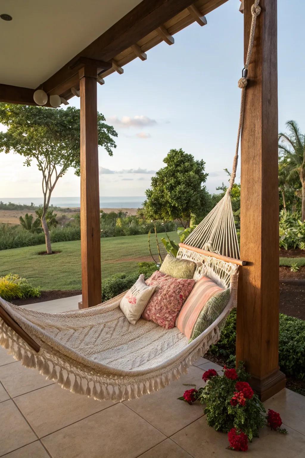 Design a peaceful getaway with a specifically designed peace corner.