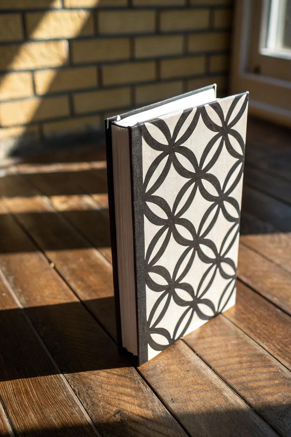 Negative space creates clever visual intrigue.