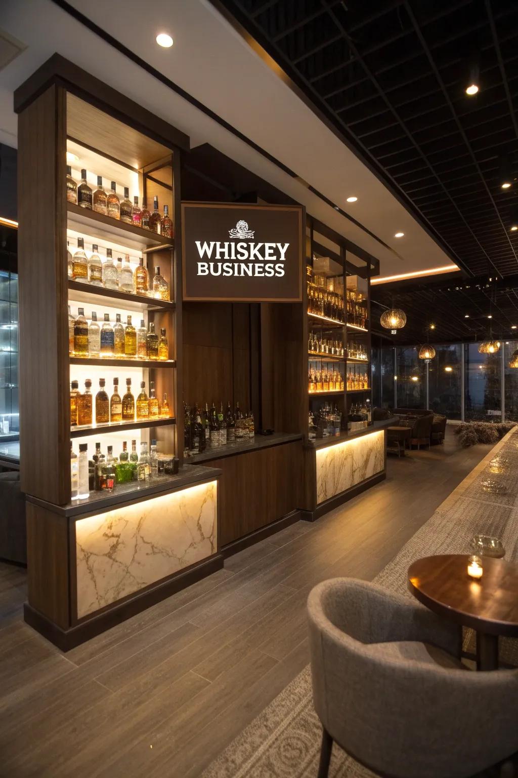 A nod to drinking excellent bourbon.