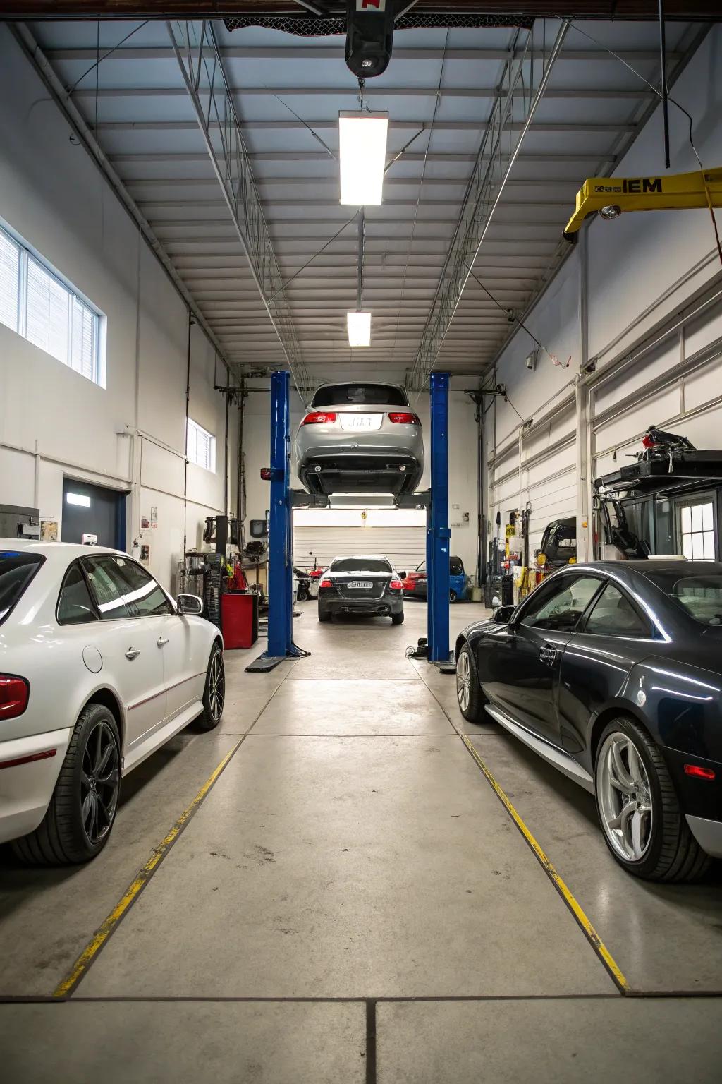 Car lifts provide a hint of luxury and practicality to your garage.