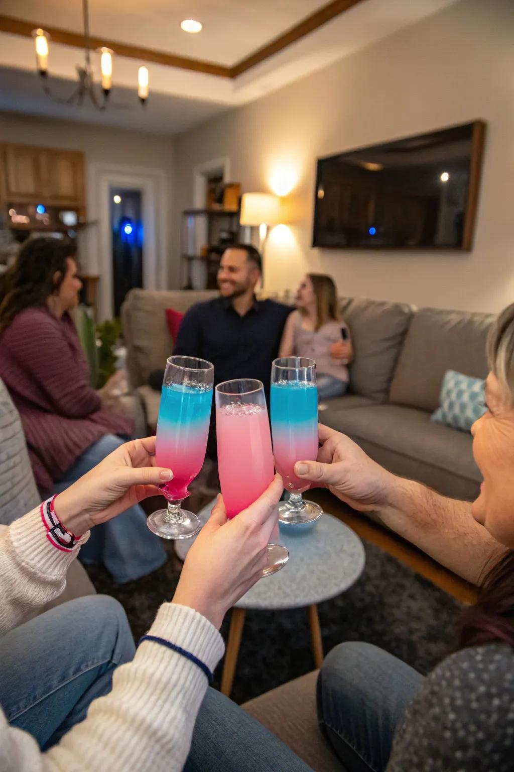 A whimsical and interactive beverage reveal maintains guest anticipation.