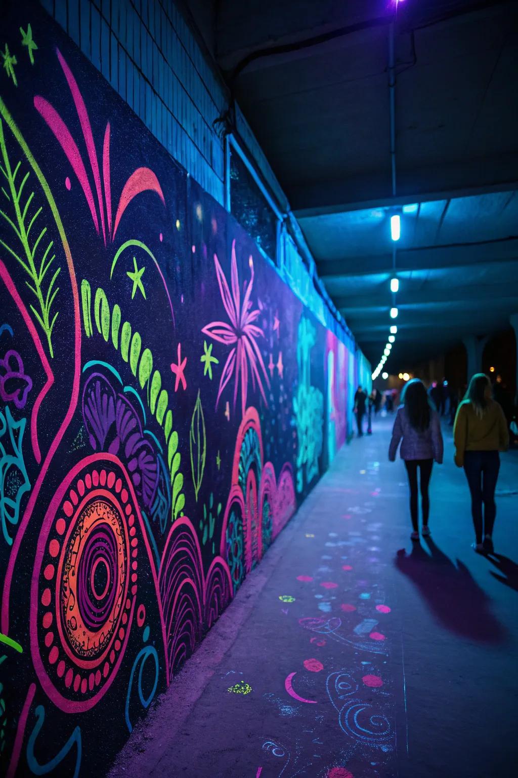 With neon art, turn your walls into glowing masterpieces.