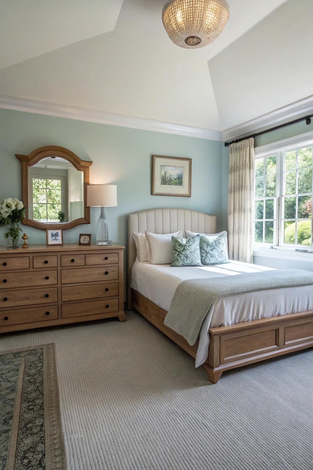 Proportional layouts bring equilibrium and harmony to the space.