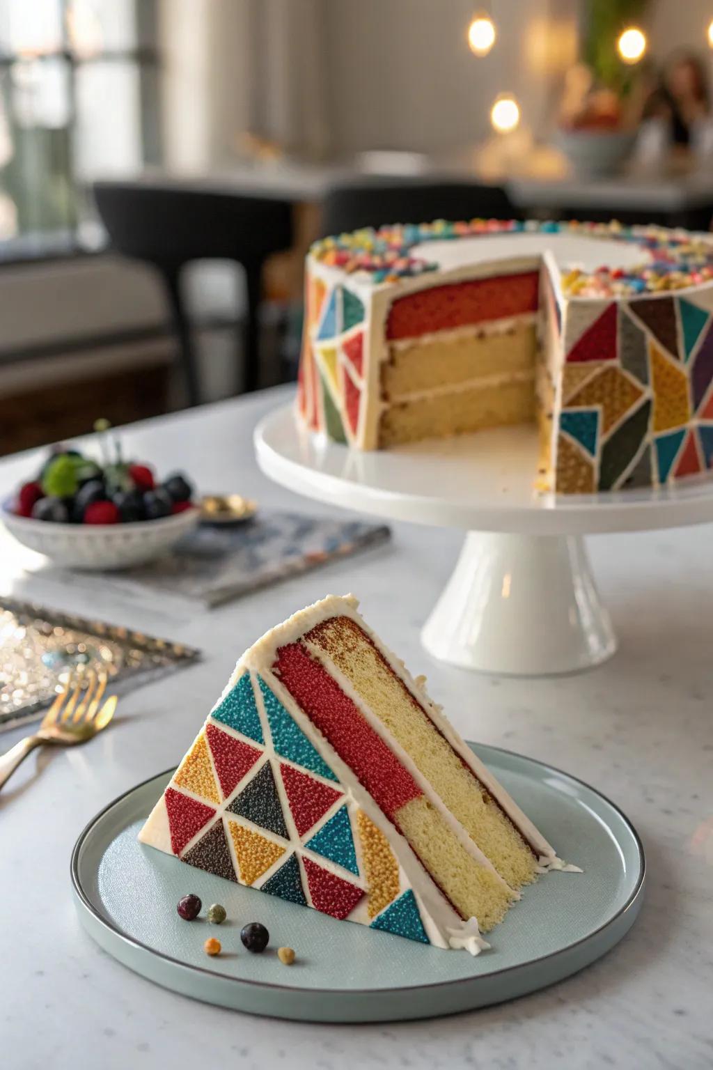 Shape-based surprises for a modern touch.