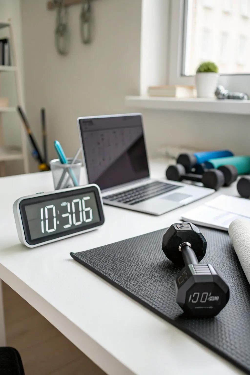 Workout timer: Accurate timing for best performance.