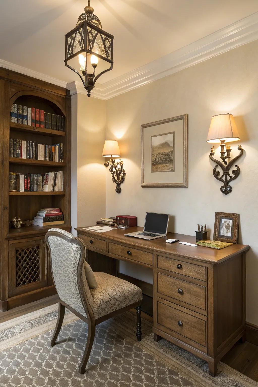 Surface lights deliver elegance and practicality.