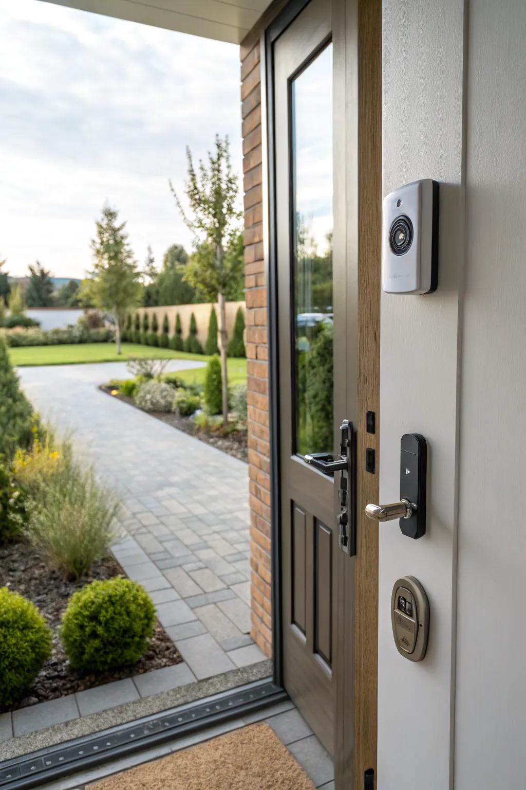 Feel secure with smart sensors monitoring your home.