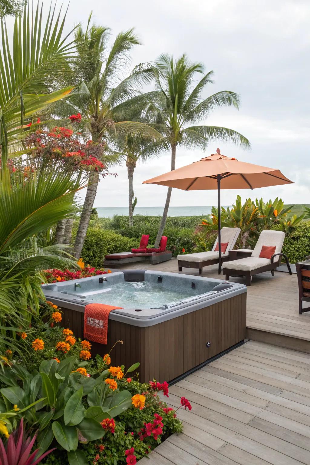 Morph your deck into an isle paradise using vivid details.