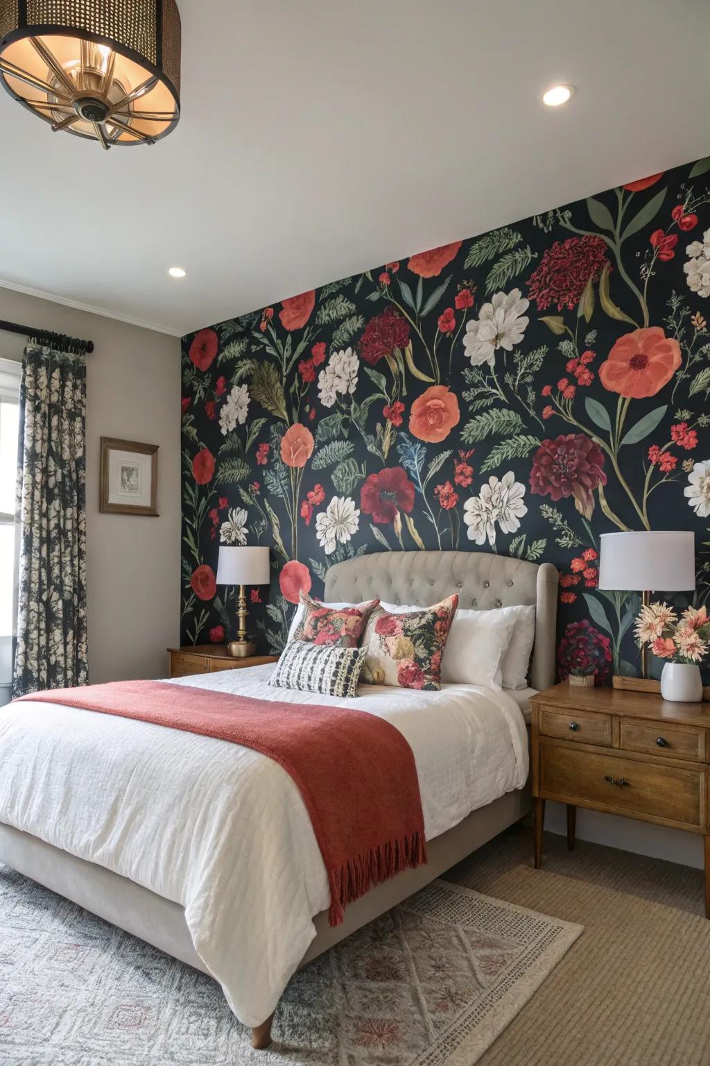 Wallpaper can transform a wall into a piece of art