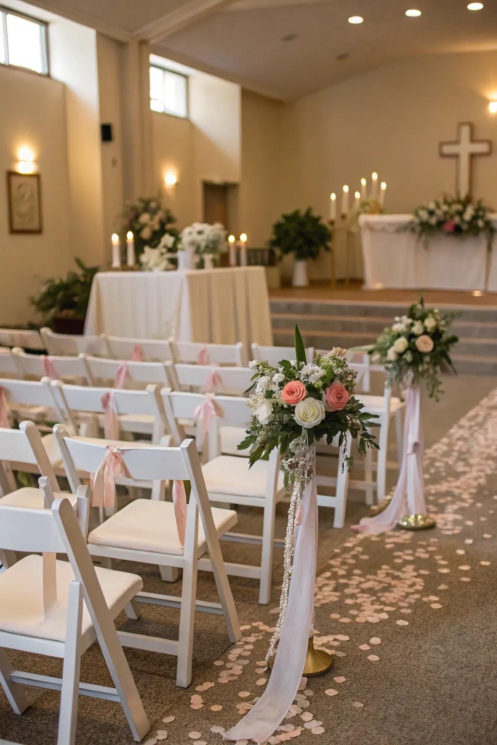 Ceremony images convey the wedding day's atmosphere and style.