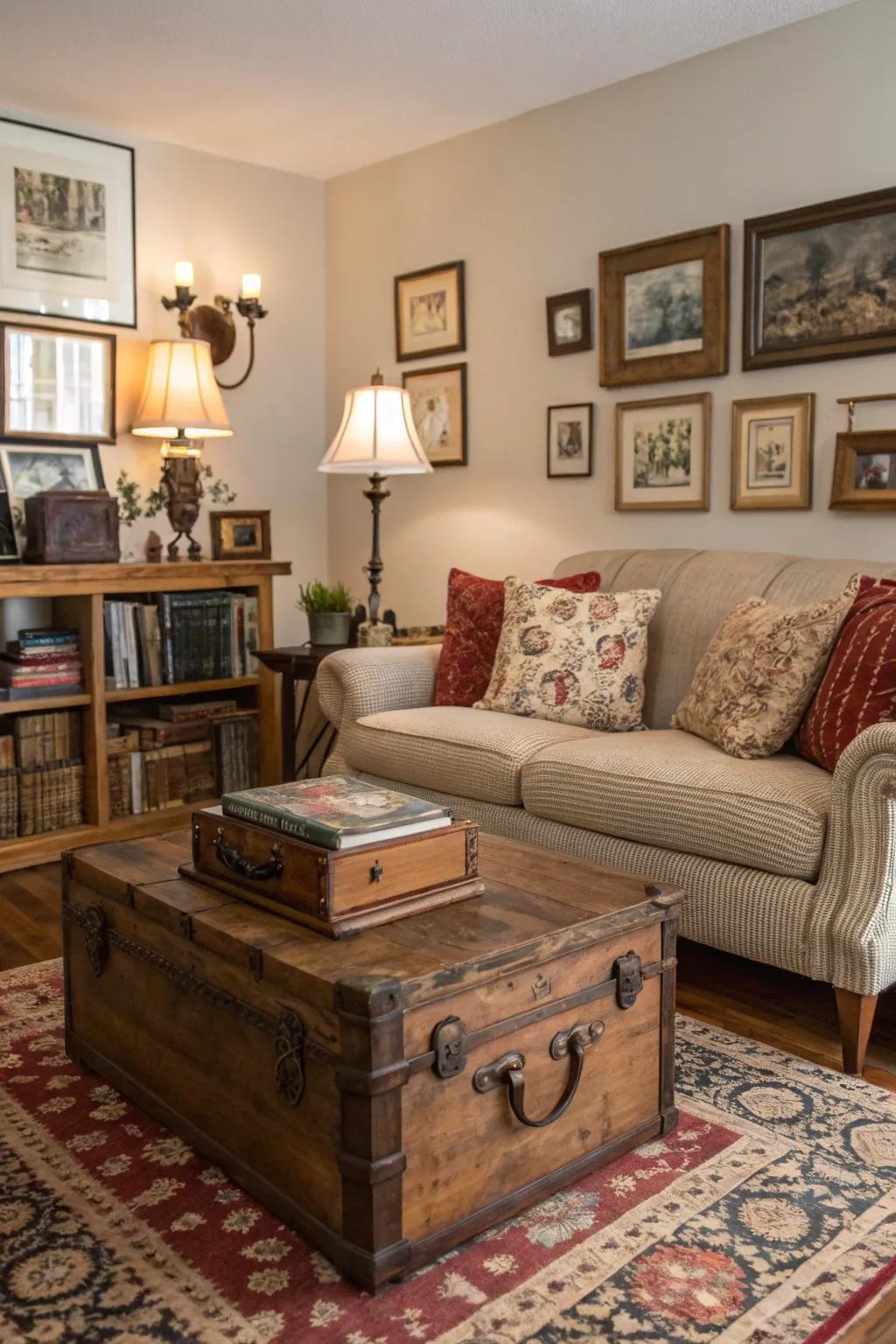 Vintage finds introduce character and authenticity.