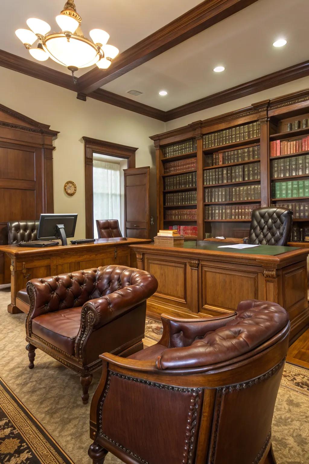 Textured pieces add warmth and sophistication.