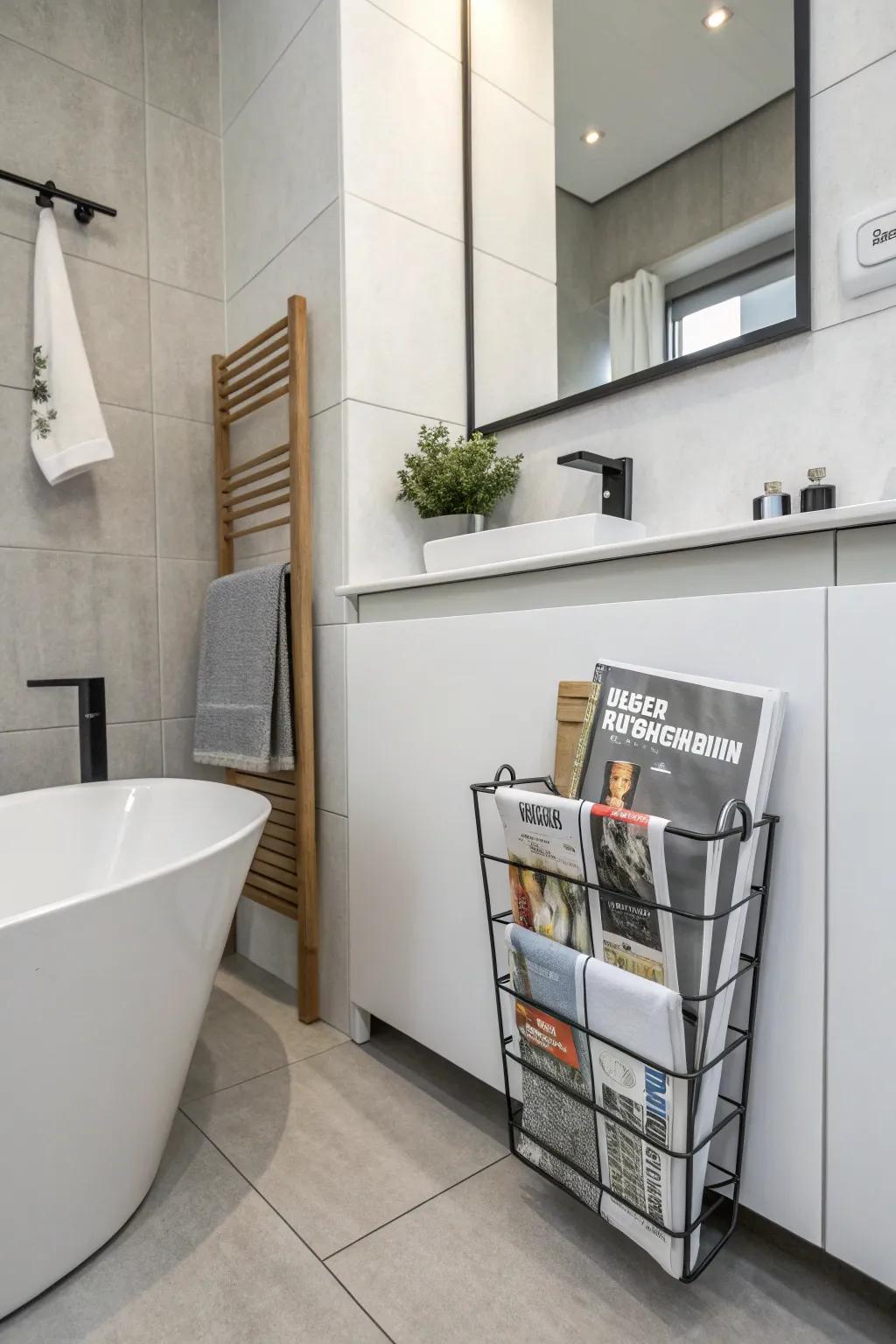 Minimalist holders offer a sleek, modern touch.