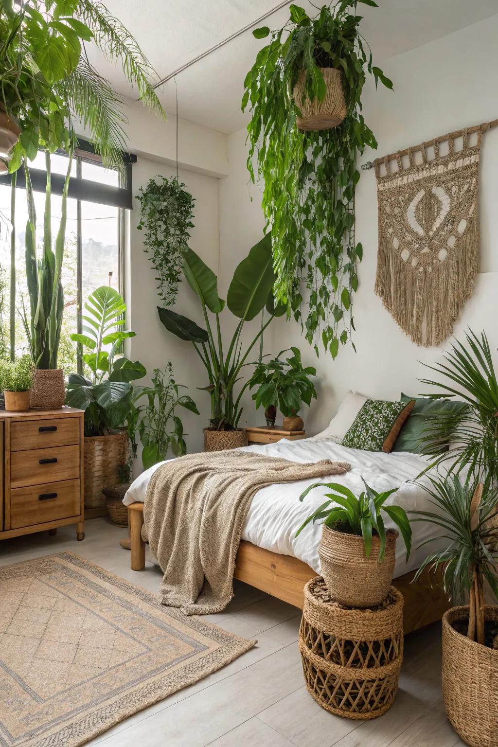 Natural design components create a soothing and natural environment.