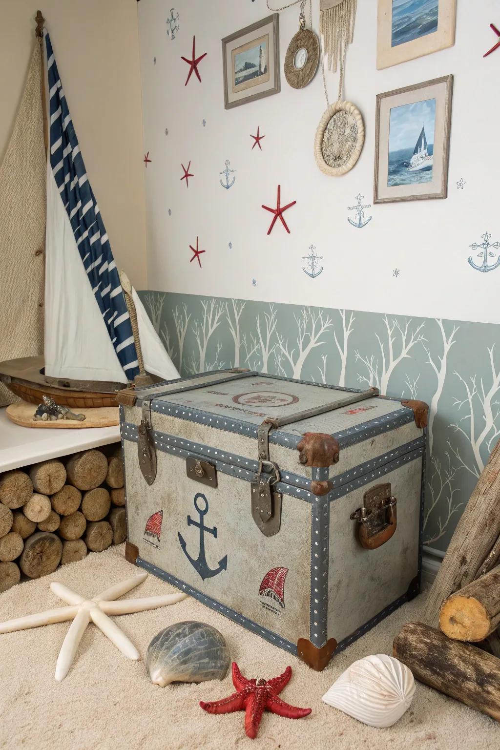 Sea themes bring a breath of ocean air indoors.