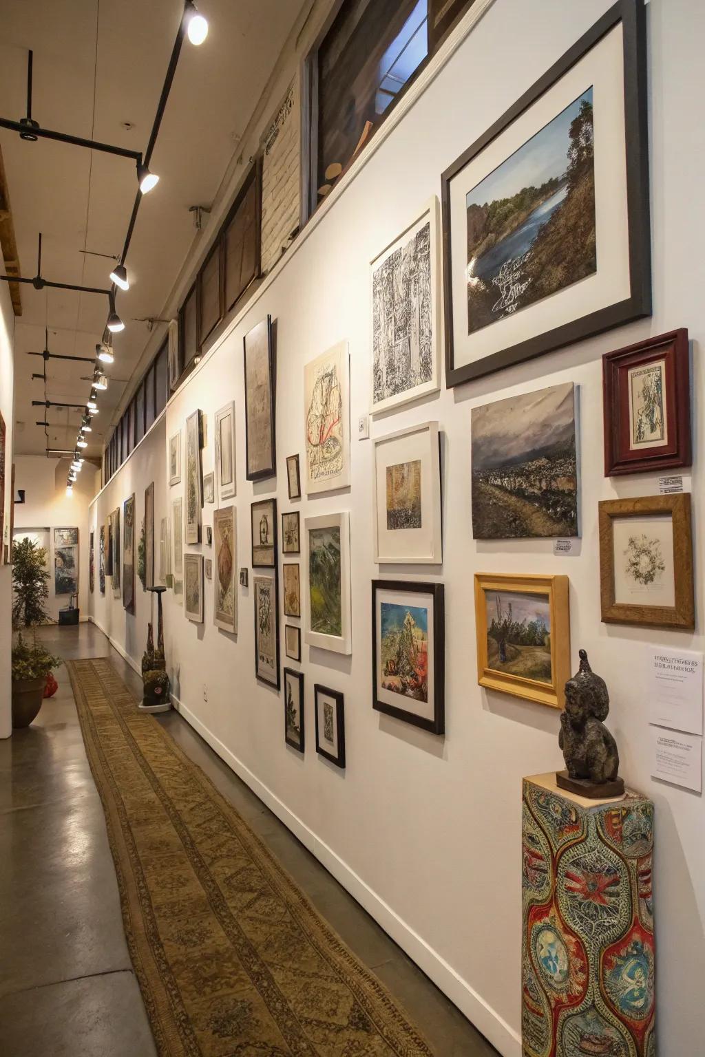 Lengthwise arrangements heighten the aesthetic&rsquo;s manifestation.