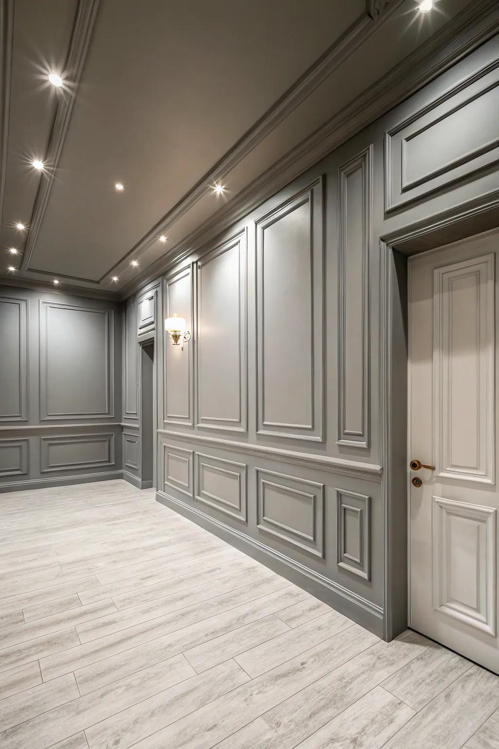 Single shade schemes create a peaceful and expansive feel.