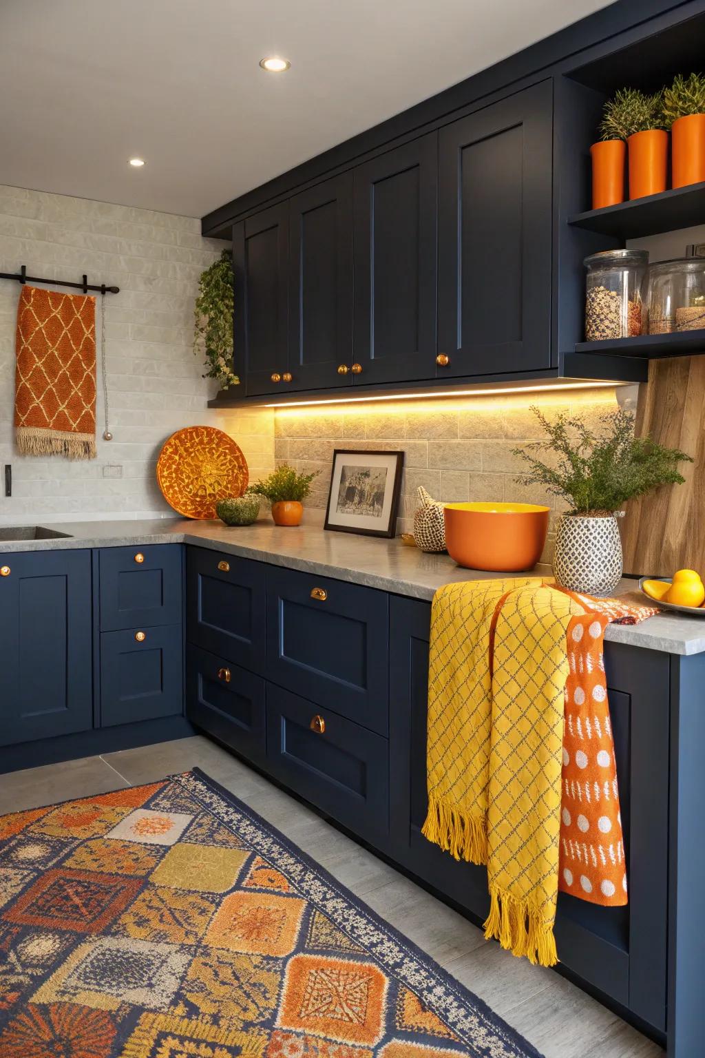 Energetic highlights introduce vitality and juxtaposition to deep sea culinary designs.