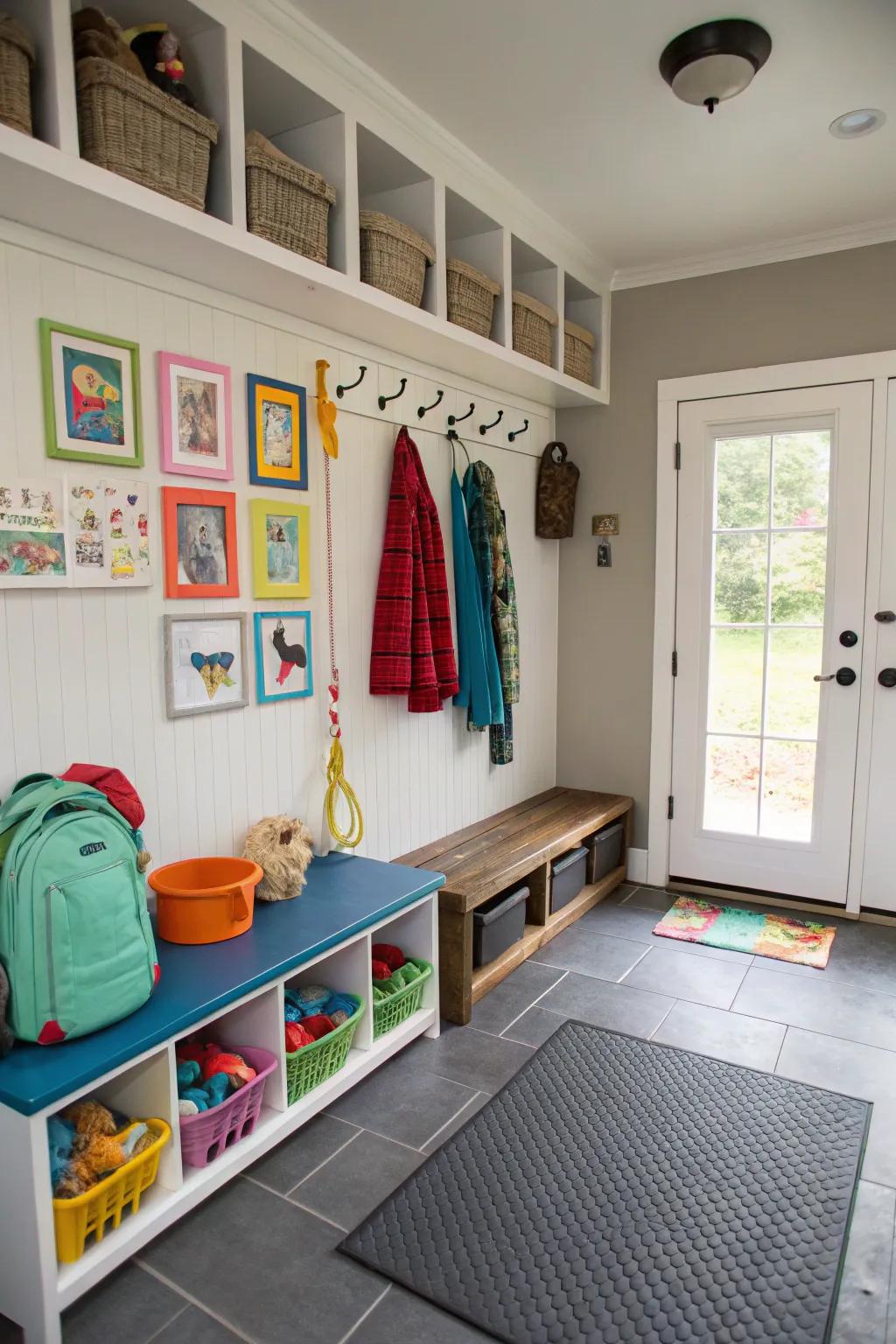 Rubber flooring is bouncy and strong, which is great for active homes.