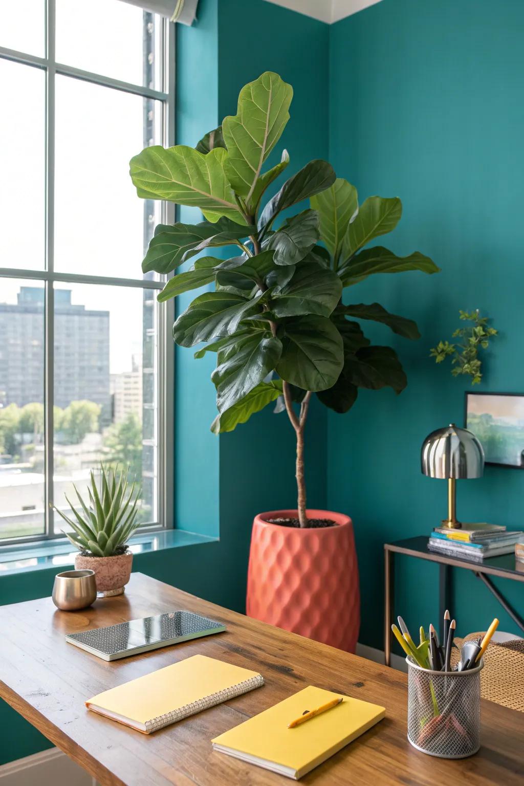 Transform your office with a statement fiddle leaf fig, adding a modern touch to your space. 🌿 <strong><em>#FiddleLeafFig #OfficeStyle</em></strong>&rdquo; loading=&rdquo;lazy&rdquo; class=&rdquo;pimg&rdquo;>
	</picture><figcaption>Transform your office with a statement fiddle leaf fig, adding a modern touch to your space. 🌿 <strong><em>#FiddleLeafFig #OfficeStyle</em></strong></figcaption></figure>
<p>Make a statement with a fiddle leaf fig, known for its large, glossy leaves. Mine sits by the window, adding a modern and sophisticated touch to my office. 🌿 <strong><em>#FiddleLeafFig #OfficeStyle</em></strong></p>
<h3>Possibly helpful picks:</h3>
<ul class=