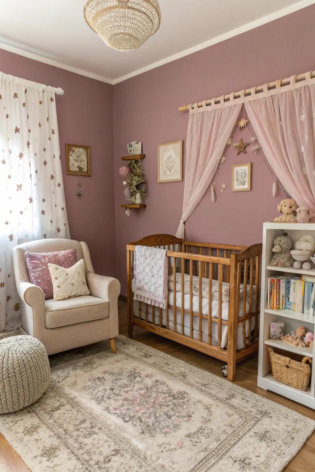 Colors inspired by past eras bring enduring charm to any baby's room.