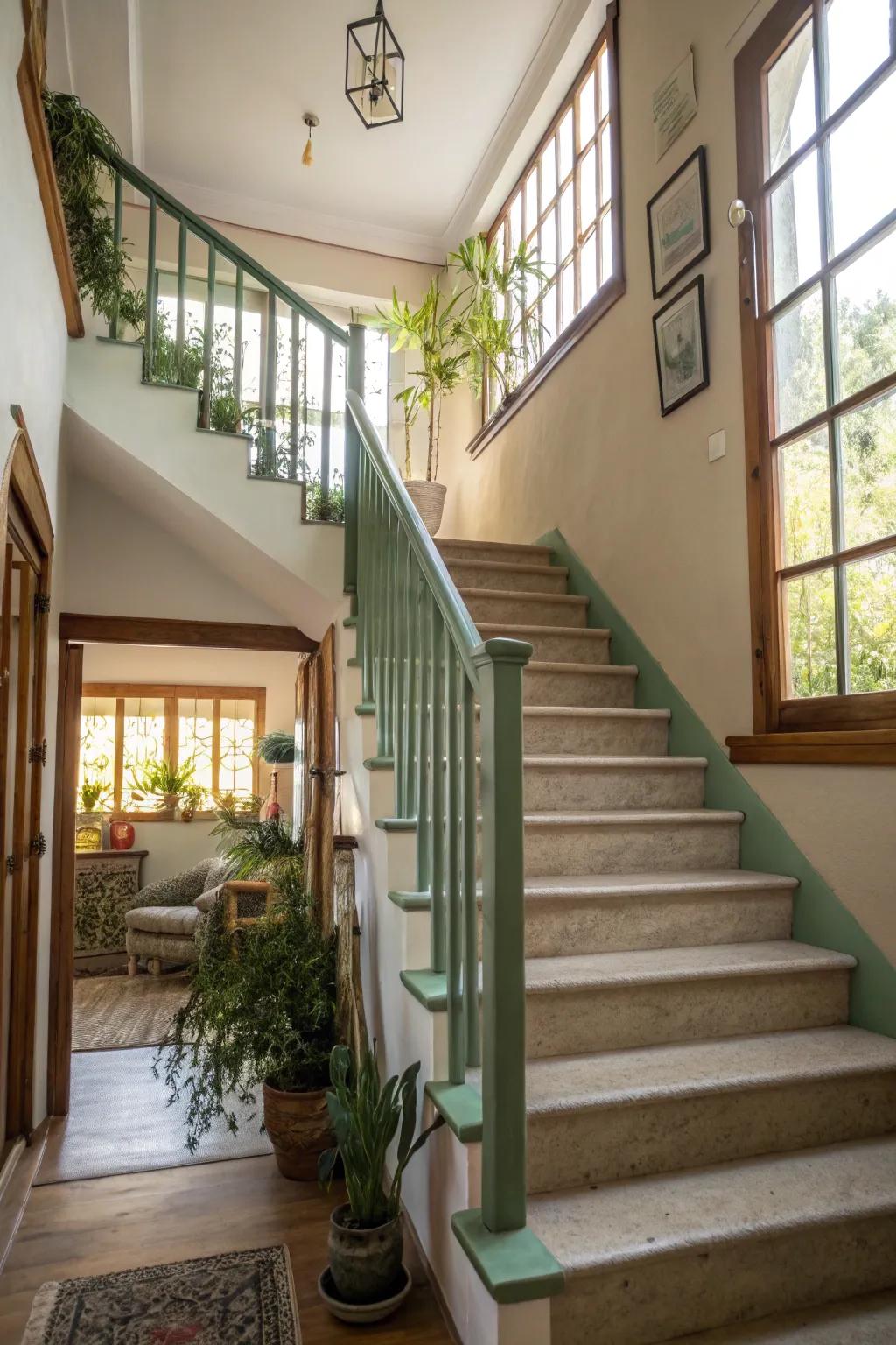 Soft moss delivers tranquility and a hint of nature.