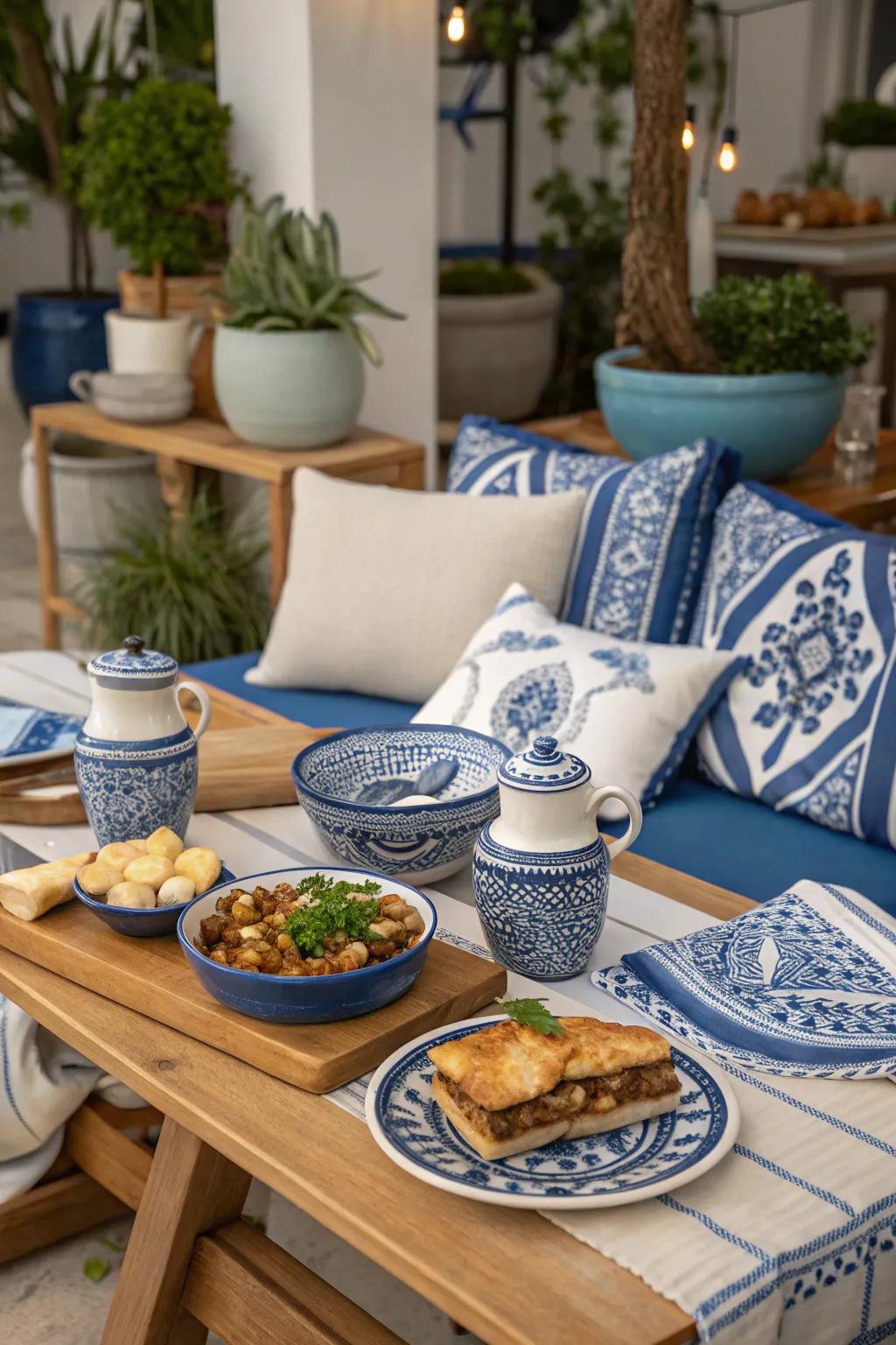 Escape to the Hellenic isles using this themed gathering.