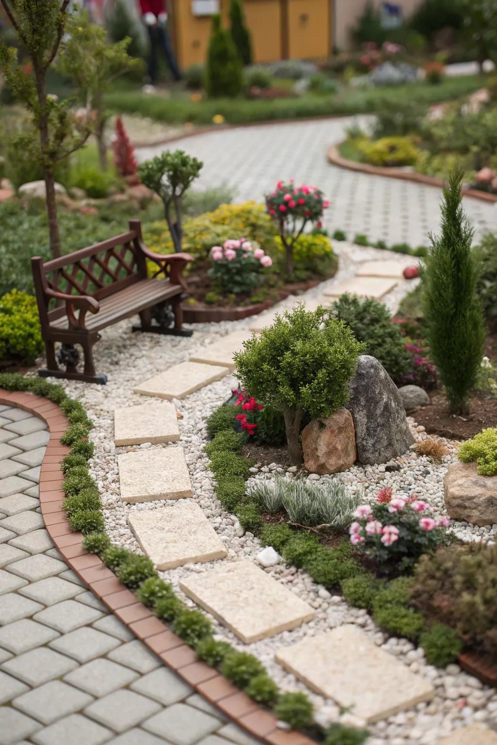 Small-scale gardens give a whimsical touch to your landscape.