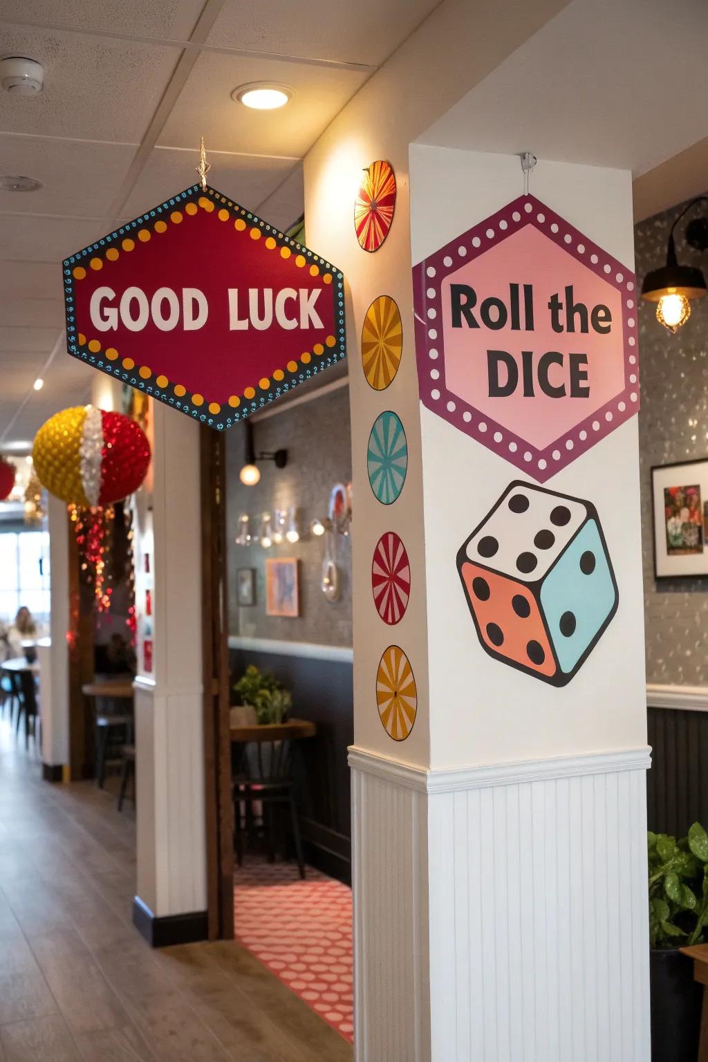 Lead your attendees using elegant and thematic signage.