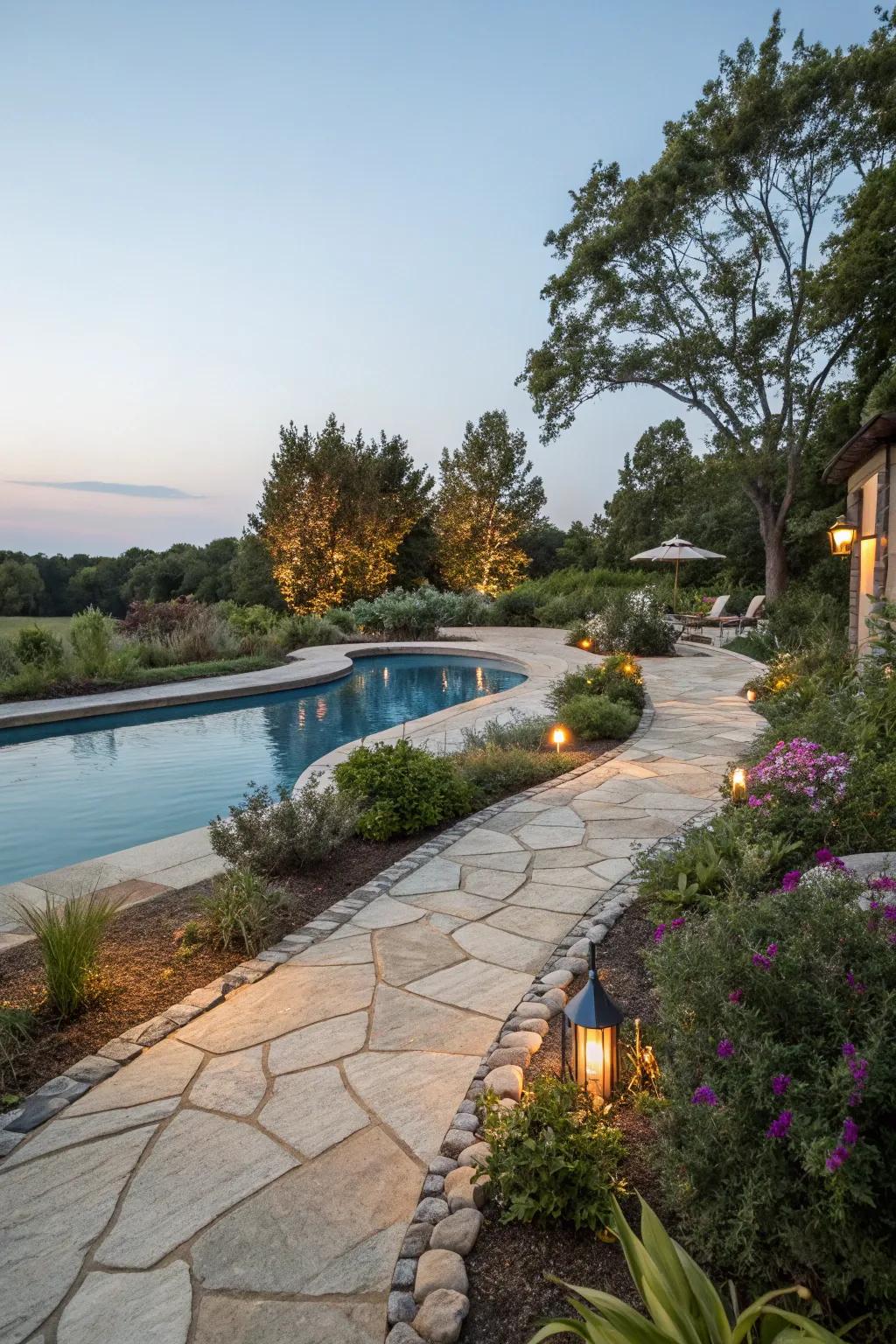 Incorporate natural stone for a rustic and sophisticated element.