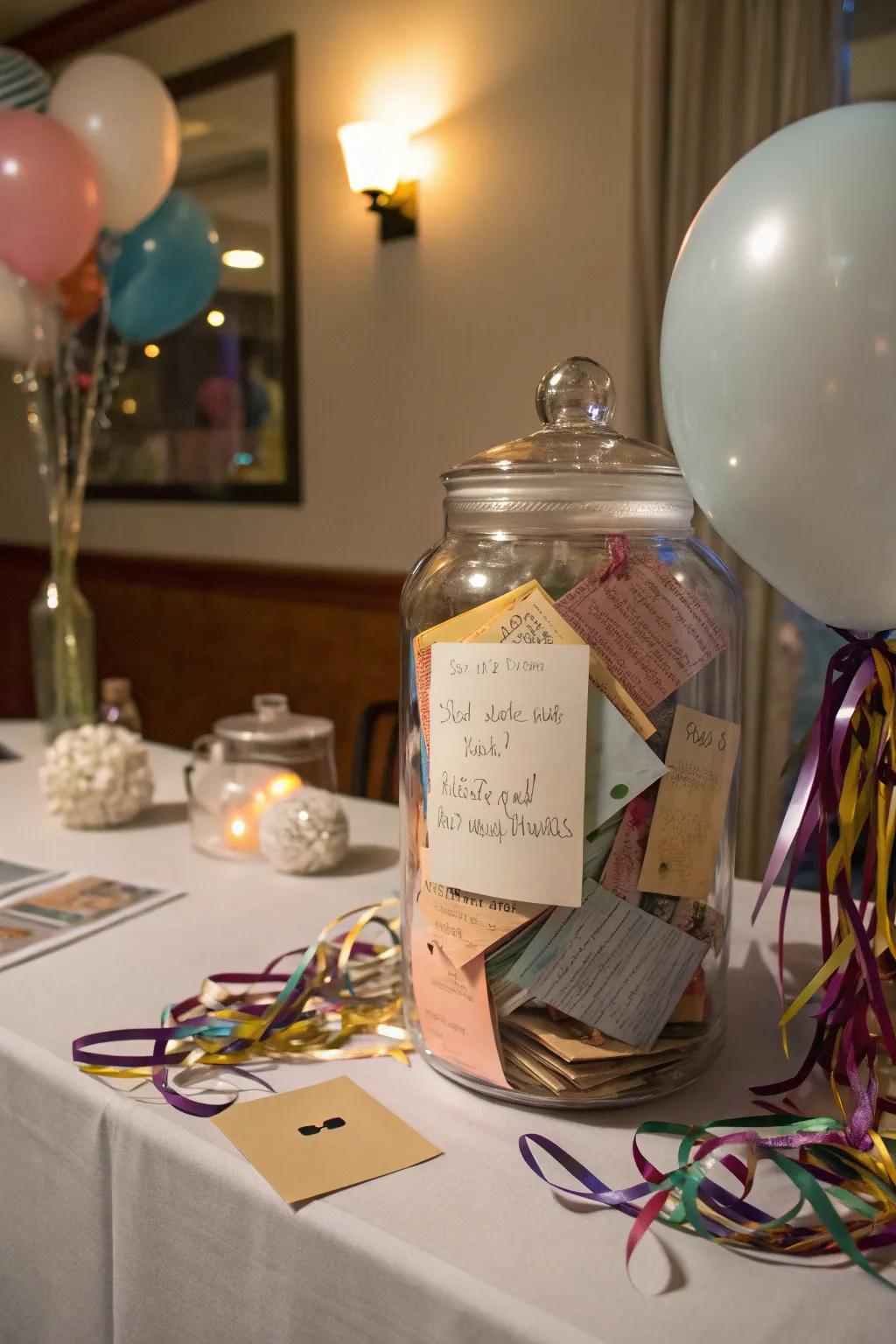 A memory container results in a meaningful keepsake for the retiree.