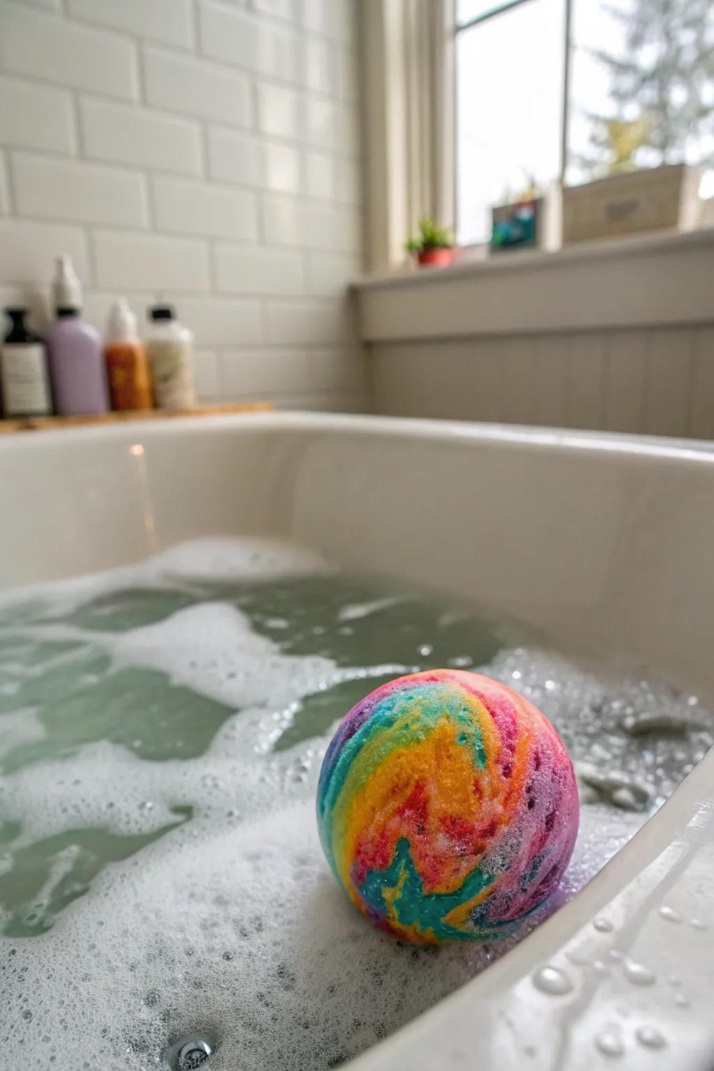 Bath spheres add fun and fragrance to your romantic bath.