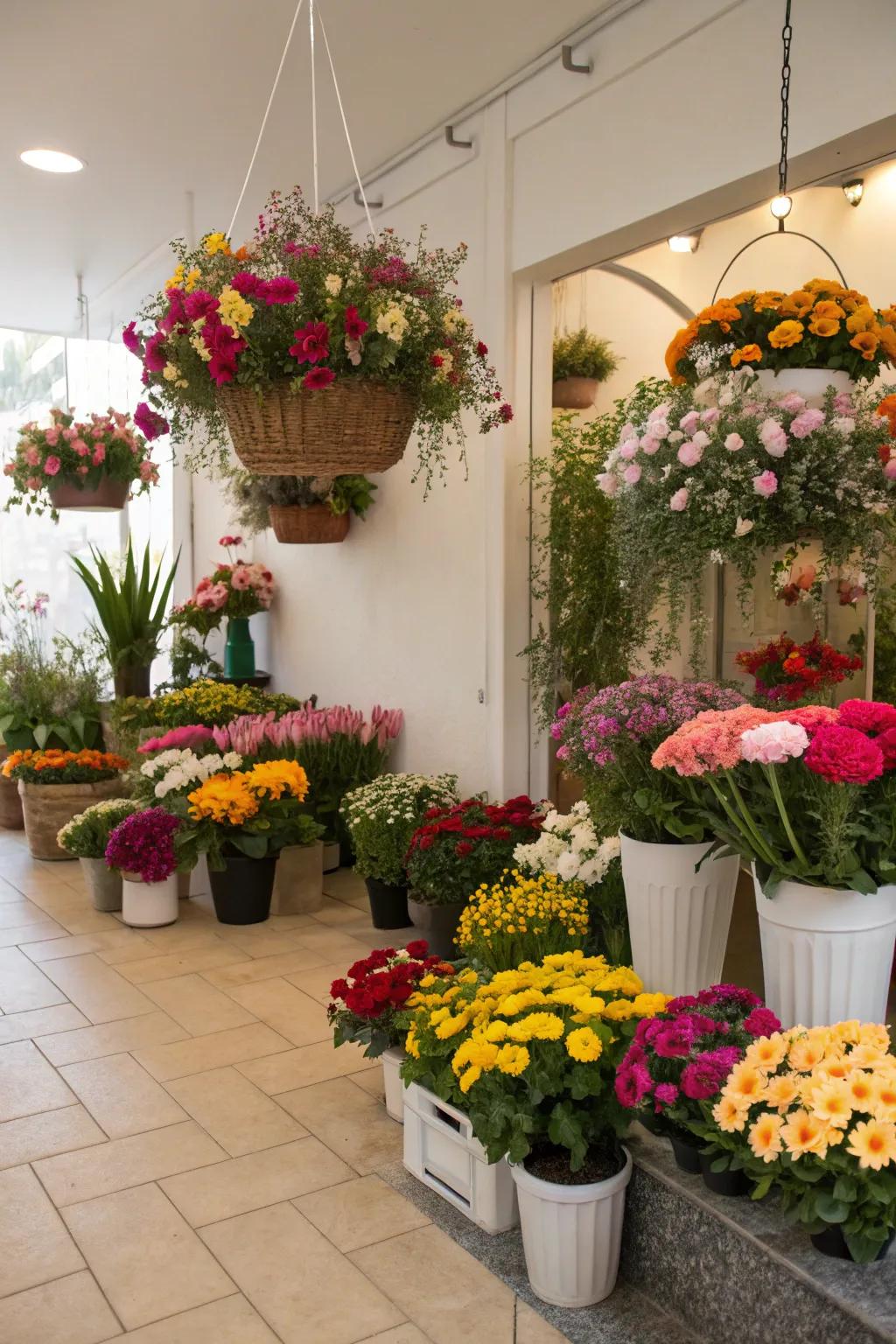 With vibrant blossoms, bring life to your space.