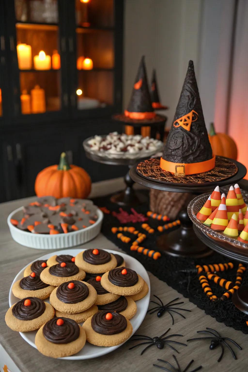 Enchantress cap treats contribute a playful and magical element.