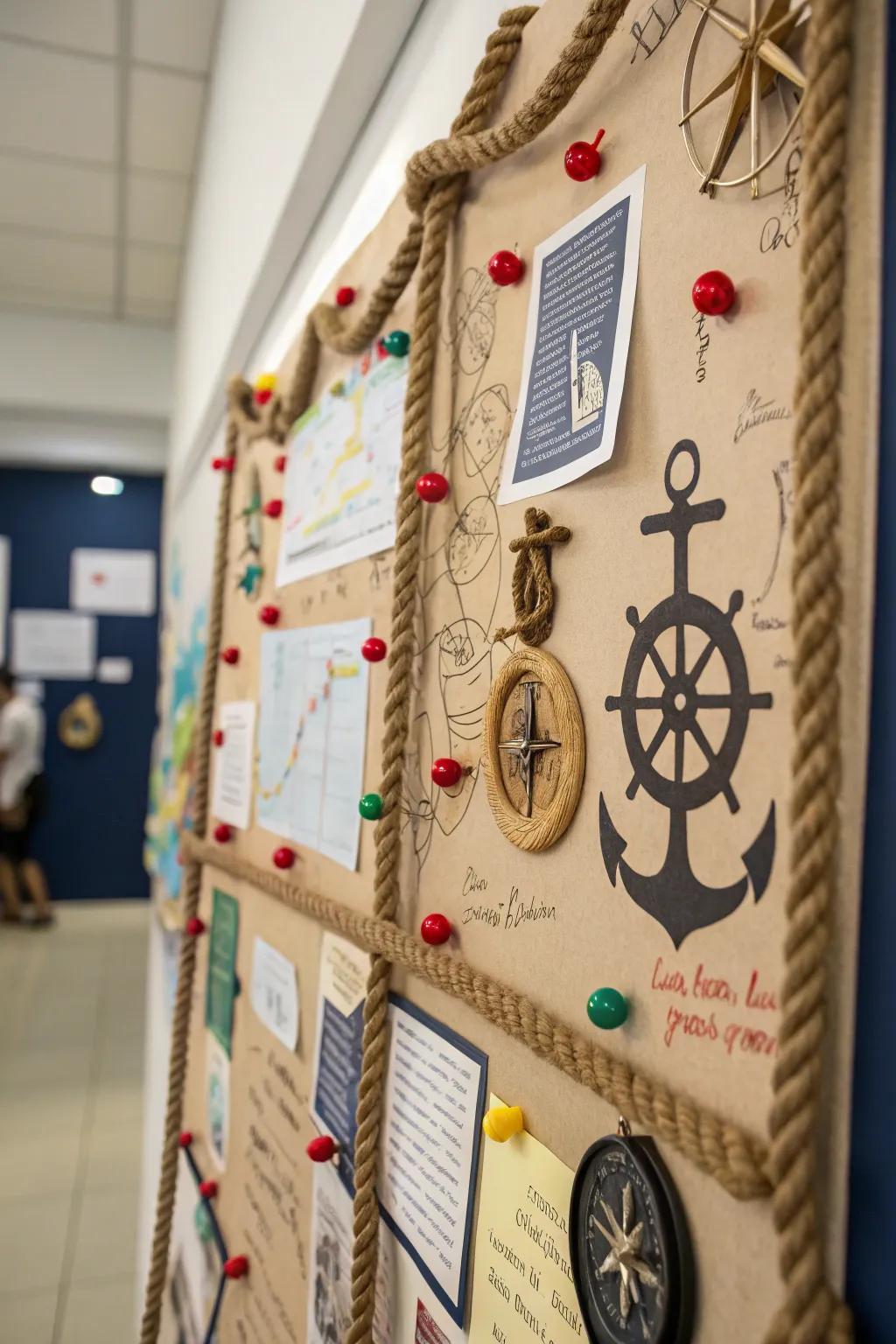 Navigate your way to a classic look with nautical elements.