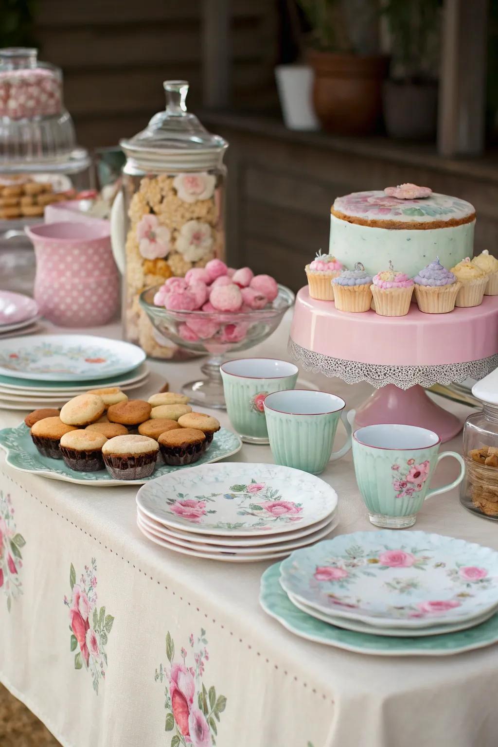 A charming vintage-inspired display that sparks fond memories.