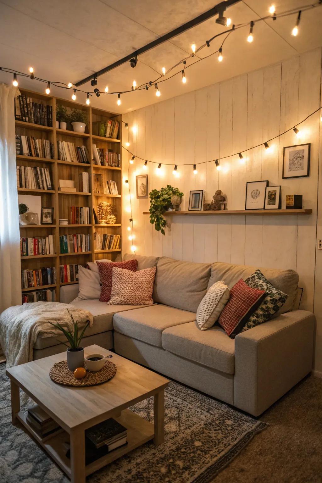 Layered lighting contributes to the mood and impression of space.