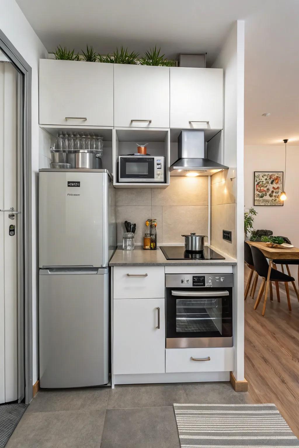 Appliances that offer full functionality in small spaces.